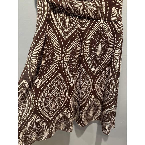 Vintage Women’s Size 6 Brown Fall Dress Cottagecore Romantic Midi Retro Chic - Picture 7 of 9